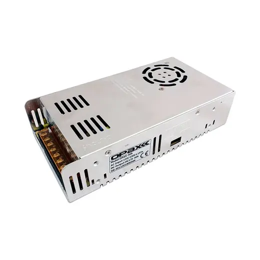 OPAX-30A SMPS 30 AMPER DC 12VOLT SANAYİ TİPİ FANLI ADAPTÖR alternatif görünüm