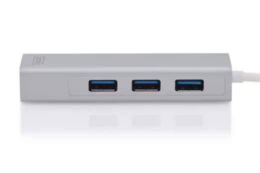 DIGITUS DA-70255 3 PORT USB TYPE C 3.0 HUB + ETHERNET PORT alternatif görünüm