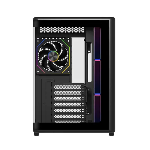 COOLERMASTER 850W 80+ GOLD ELITE 600 Curve TG E600-KGNN85-S01 4-ARGB Fanlı Gaming Mid-Tower PC Kasası görseli 5