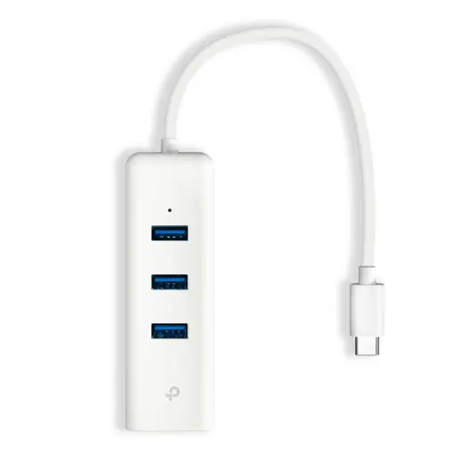 TP-Link UE330C USB 3.0 Type-C to with 3-Port USB3.0 Type-A Hub Network Adapter alternatif görünüm