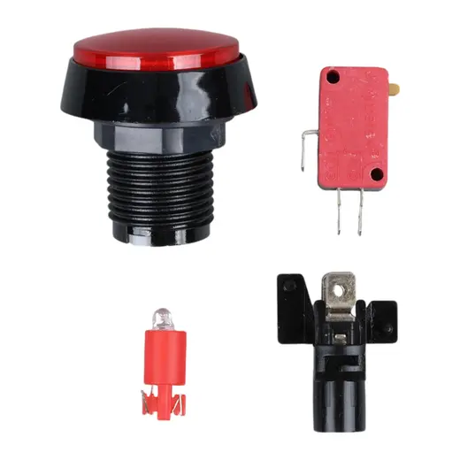 POWERMASTER IC-180J-1 ATARİ BUTONU 12V LEDLİ KAFA ÇAPI 32MM DELİK ÇAPI 24MM alternatif görünüm