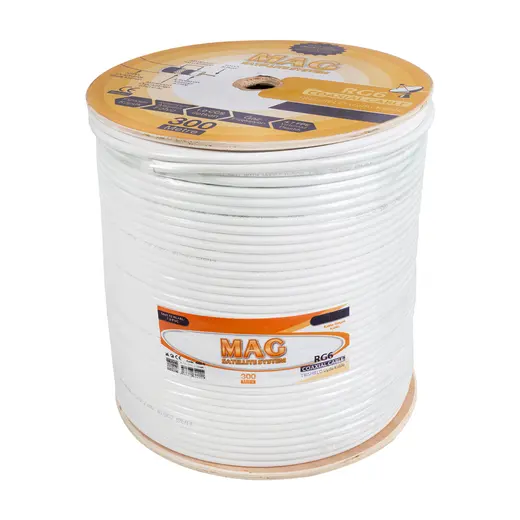 MAG PLUS RG6/U4 TRISHEILD ANTEN KABLOSU (300 METRE) alternatif görünüm