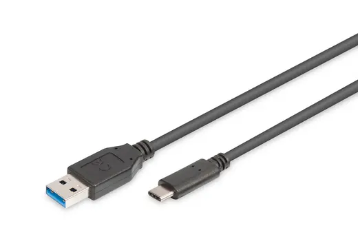 DIGITUS AK-300136-010-S USB TYPE C BAGLANTI KABLOSU USB-Ce/Ae 1 MT