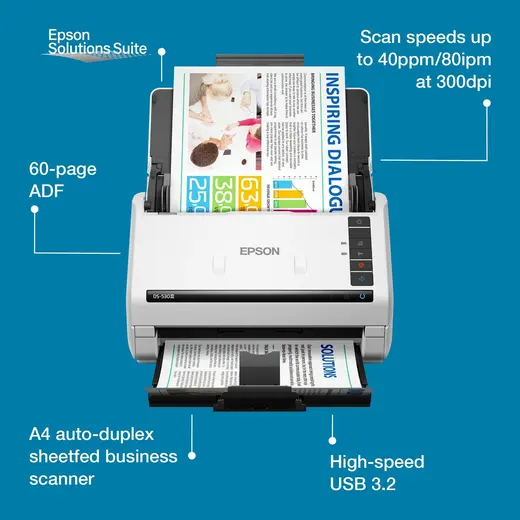 EPSON WORKFORCE DS-530III A4 DOKUMAN TARAYICI görseli 2