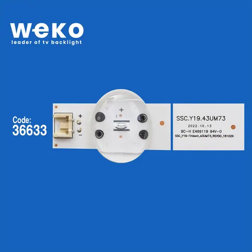 WKSET-5501 36633X3 SSC_Y19_TRİDENT_43UM73_REV00_181029 3 ADET LED BAR alternatif görünüm