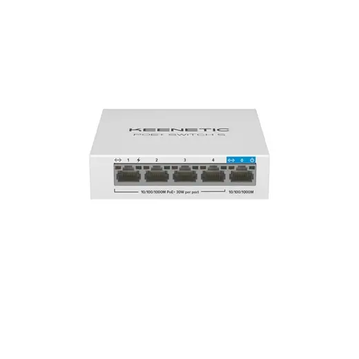 KEENETIC 5port-4port PoE 64w Gigabit Yönetilemez Switch KN-4610-01-EU görseli 2