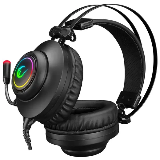 Rampage RM-K1 PULSAR Siyah Usb 7.1 Surround+Titreşim RGB Işık Efektli Gaming Kulaklık görseli 4
