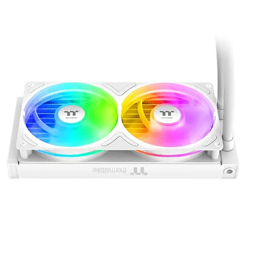 THERMALTAKE 240MM TH240 v3 CL-W467-PL12SW-A AM5-1851p Sıvı Soğutmalı İşlemci Fanı Beyaz görseli 3