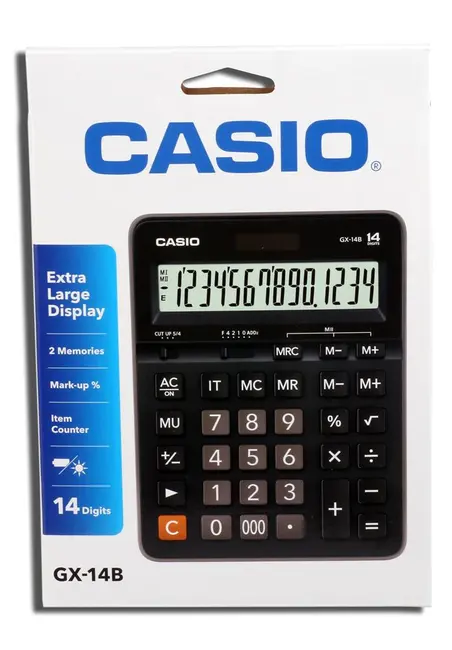 Casio GX-14B 14 Hane Masa Üstü Hesap Makinesi alternatif görünüm