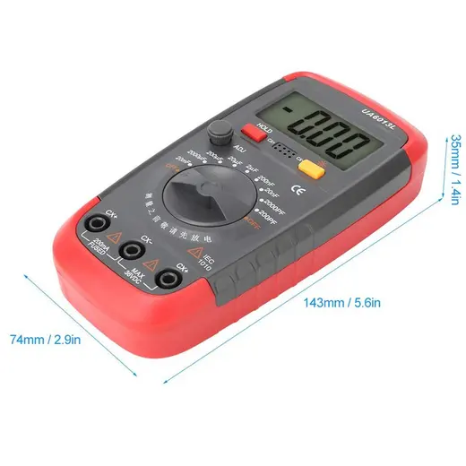 POWERMASTER UA6013L DIGITAL KAPASİTEMETRE ÖLÇÜ ALETİ görseli 3