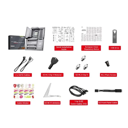 MSI MAG X870E TOMAHAWK MAX WIFI7 PZ DDR5 HDMI DP PCIe 16X v5.0 AM5 ATX görseli 1