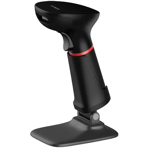 SUNLUX XL-3610 2D KAREKOD KABLOLU USB BARKOD OKUYUCU + AYAK görseli 2