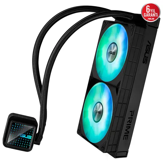 ASUS 240MM PRIME LC 240 ARGB AM5-1851p Sıvı Soğutmalı İşlemci Fanı / 90RC0111-B0EAY0 görseli 3