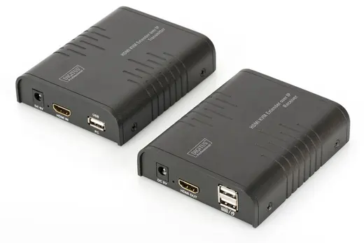 DIGITUS DS-55202 IP HDMI KVM (Keyboard/Video Monitor/Mouse) Sinyal Uzatma Cihazı