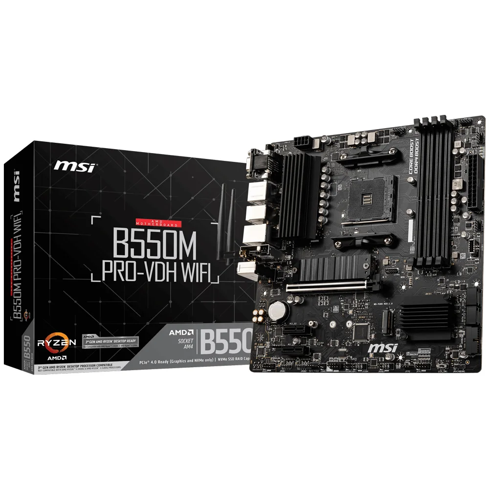 MSI B550M PRO-VDH WIFI AM4 DDR4 4400(OC)