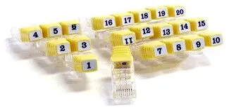 VIAVI JDSU-TP312 Resi-Tester TM cihazları için 1 Set (1 ile 20 arası) RJ45 Kablo Belirleyicisi (Wiremapper)