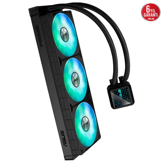 ASUS 360MM PRIME LC 360 ARGB AM5-1851p Sıvı Soğutmalı İşlemci Fanı / 90RC0101-B0EAY0 görseli 2