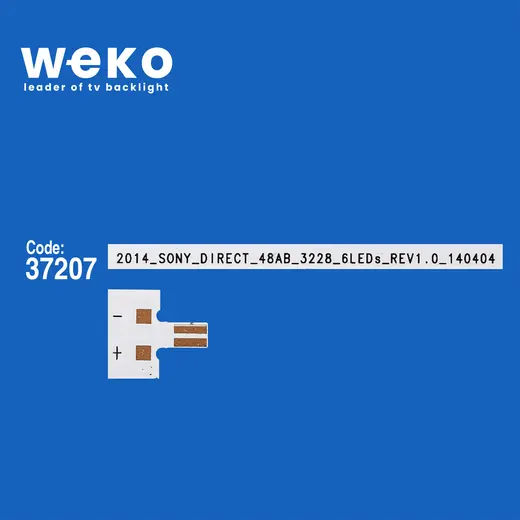 WKSET-6514 37207X12 2014_SONY_DIRECT_48_A/B_3228_6LEDS140404 12 ADET LED BAR alternatif görünüm