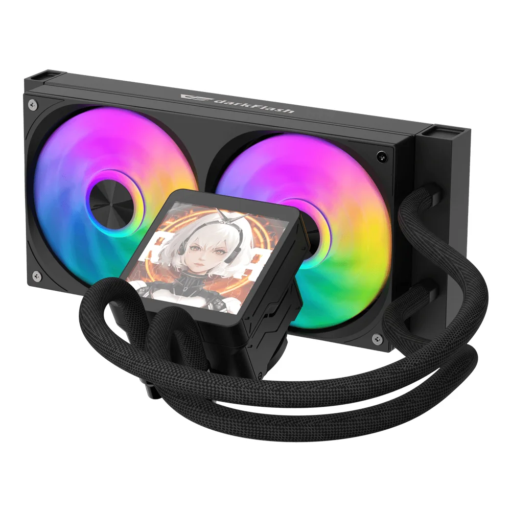 DarkFlash DV240S Max ARGB LCD 240mm Siyah Sıvı Soğutma 1851/AM5