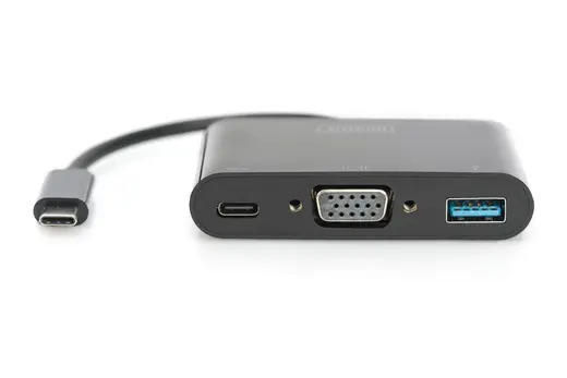 DIGITUS DA-70854 USB 3.1 (Gen. 1) (USB Tip C) VGA Grafik Adaptörü Giriş: 1 x USB Tip C erkek görseli 3
