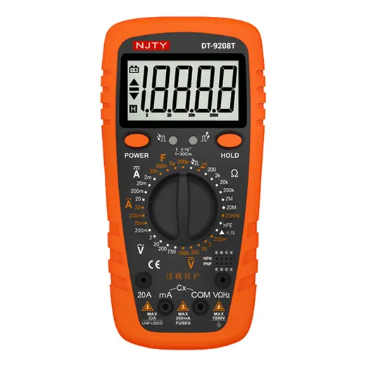 POWERMASTER PM-6241 EL TİPİ MULTİMETRE DİJİTAL ÖLÇÜ ALETİ * NJTY DT-9208T alternatif görünüm