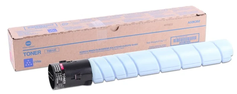 Minolta TN-512 Orjinal Mavi Toner C-454 C-554 A33K452