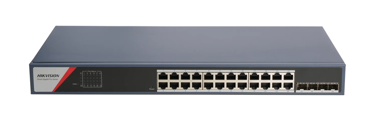 HIKVISION 24port 4-SFP Gigabit Yönetilebilir Switch DS-3E1528-SI-24T4F