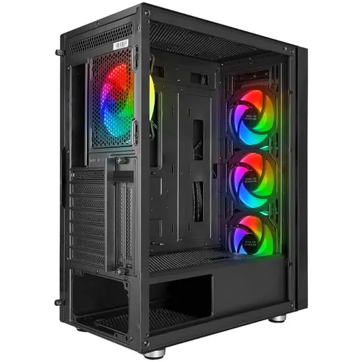 POWERBOOST VK-G3506S ARGB 4-ARGB Fanlı Gaming Mid-Tower PC Kasası görseli 4
