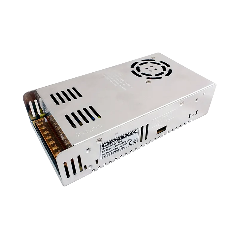 OPAX-30A SMPS 30 AMPER DC 12VOLT SANAYİ TİPİ FANLI ADAPTÖR