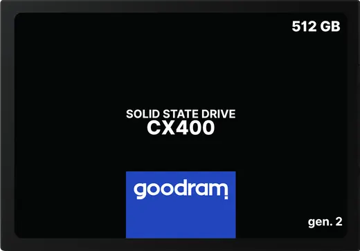 GOODRAM CX400 512 GB 2.5" SATA3 SSD 550/500 (SSDPR-CX400-512-G2)