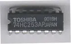 SCHUKAT 74HC253 DUAL 4 CHNL. 3-STATE MULTIP.