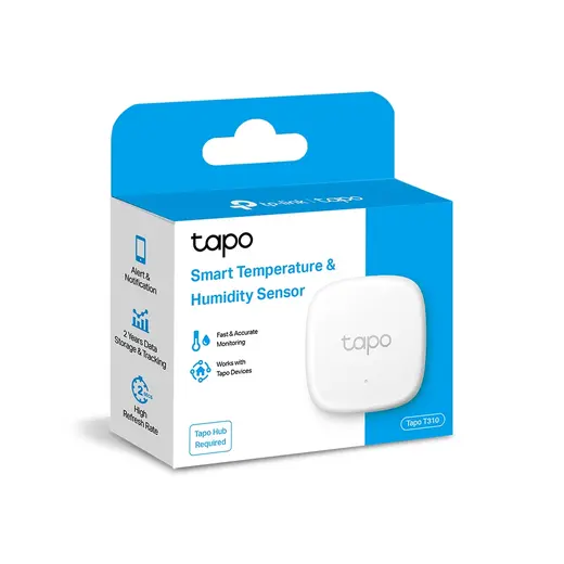 TP-LINK TAPO T310 Akıllı Sıcaklık ve Nem Sensörü görseli 1