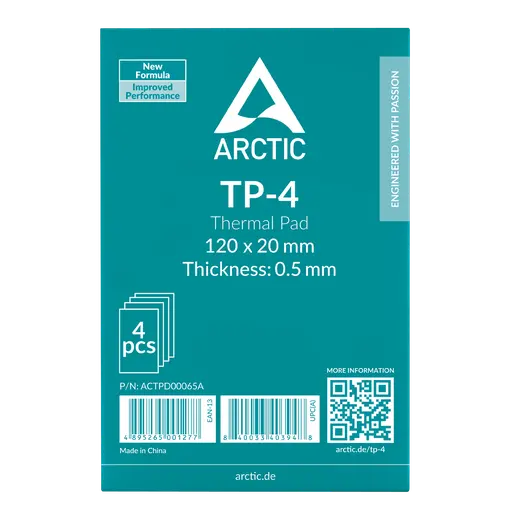 ARCTIC AR ACTPD00065A TP-4 TERMAL PED 120x20MM/0.5MM-4PACK alternatif görünüm