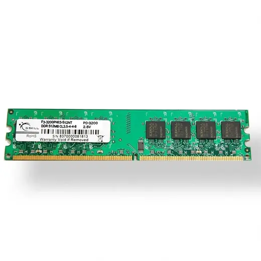 GSKILL 1GB DDR1 400MHZ CL3 184pin PC RAM Value F1-3200PHU1-1GBNT