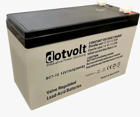 DOTVOLT SC 7 12V 7AH AKU (UPS'TE KULLANILAMAZ)