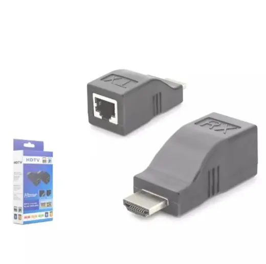 Hadron Hdx1359 30M 4K - 2K - Full HD 1080p Hdmi Extender Siyah