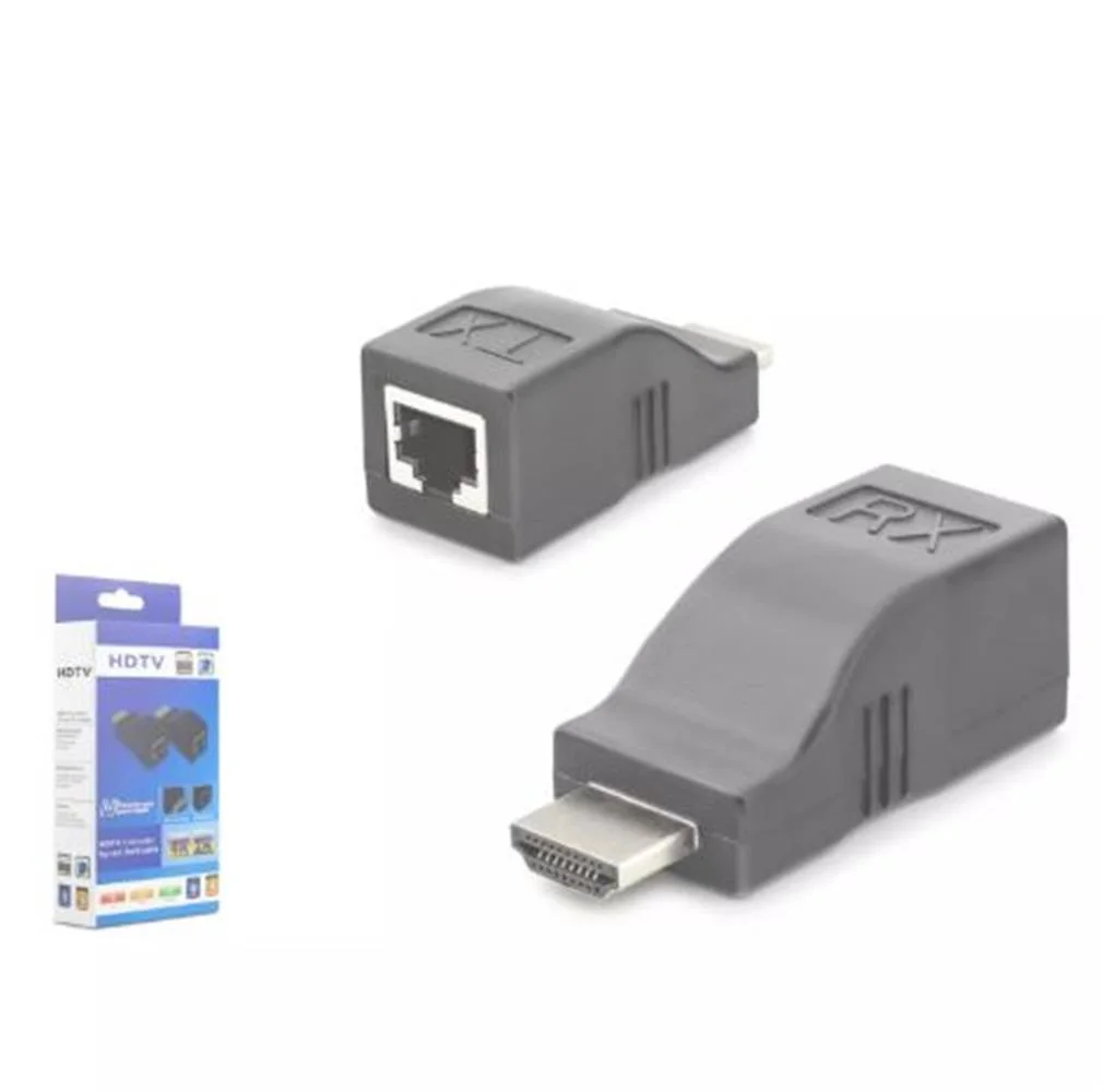 Hadron Hdx1359 30M 4K - 2K - Full HD 1080p Hdmi Extender Siyah