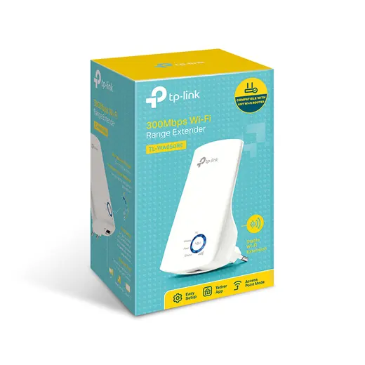 TP-LINK TL-WA850RE 300 MBPS WIFI REPEATER MENZİL GENİŞLETİCİ görseli 3