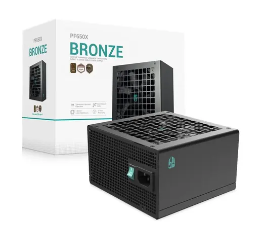 DeepCool 650W 80+ Bronz Power Supply (PF650X) görseli 3