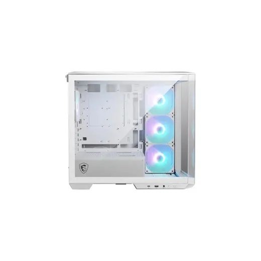 MSI MAG PANO M100R PZ ARGB Micro ATX Beyaz Mid Tower Kasa PSU YOK görseli 3