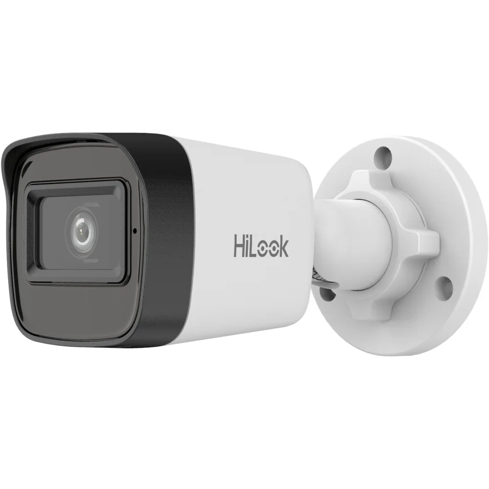 HiLook IPC-B141HE-UC 4MP 2.8mm Dahili Mikrofonlu Sabit Bullet IP Güvenlik Kamerası