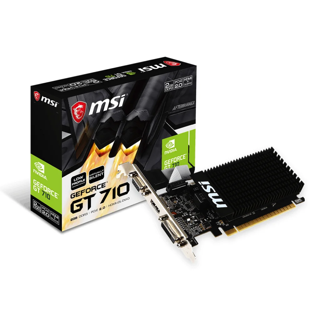 MSI VGA GEFORCE GT710 2GD3H LP 2GB 64Bit DDR3
