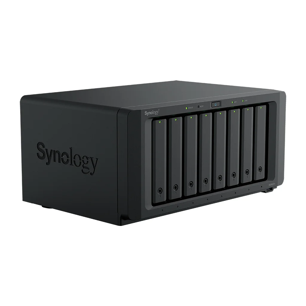 SYNOLOGY 8diskli Ryzen V1500B 8GB RAM-2-GbE Nas Server DS1825 PLUS