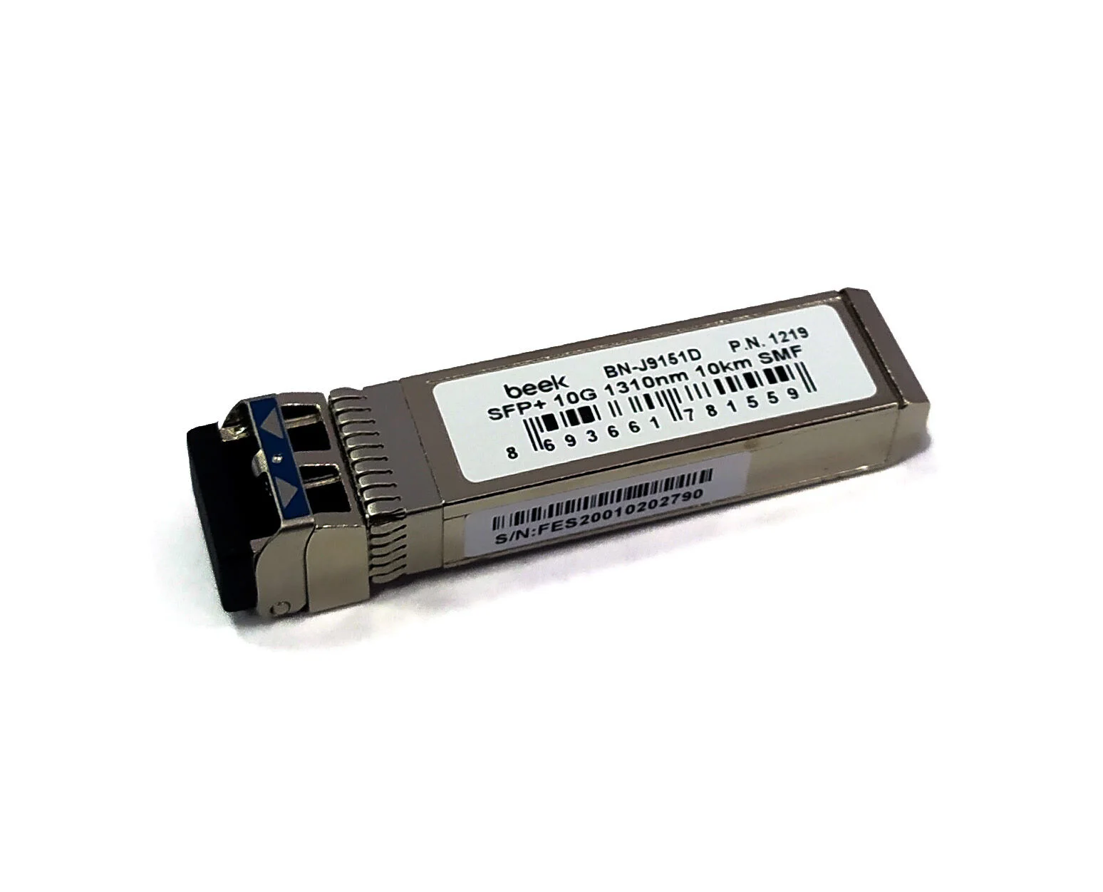 BEEK BN-J9151D HP 10 Gigabit SFP+ SingleMode Modül SFP+ 10G 1310 nm 10km DDM SMF HP/Aruba ürünleriyle uyumlu