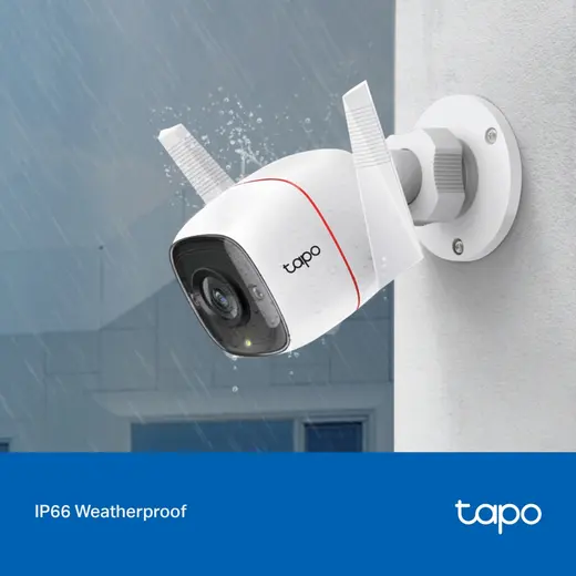 TP-LINK 3MP Bullet 3.9MM Wıfı Kablosuz IP Kamera Tapo C310 görseli 2