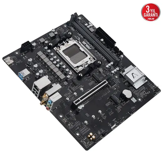 Asus Prime A620M-F GAMING WIFI 8000MHz DDR5 Soket AM5 M.2 HDMI mATX Anakart alternatif görünüm