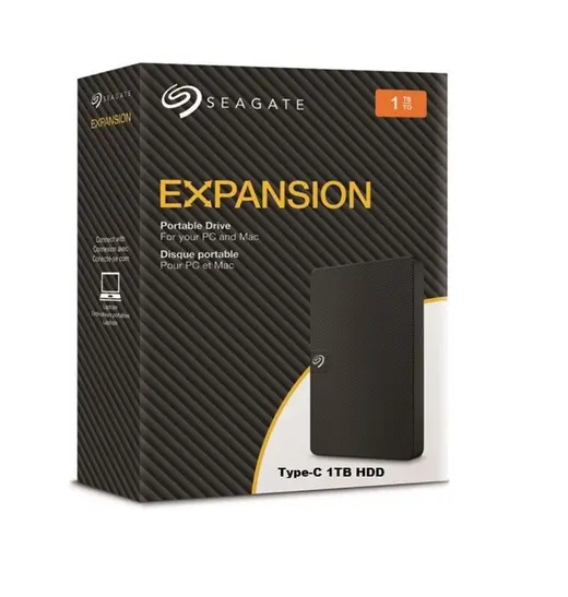 Seagate 1TB Expansion STKM1000400 USB 3.0 2.5" Siyah Harici Harddisk alternatif görünüm