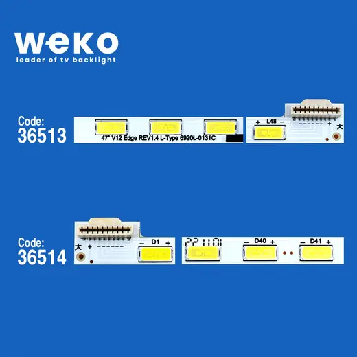 WKSET-5443 36513X1 36514X1 47 V12 PD REV0.2 2 ADET LED BAR (60LED) alternatif görünüm