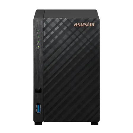 ASUSTOR AS1102TL 2 SLOT TOWER NAS REALTEK 1.7GHz QUAD 1GB DDR4 1GBE