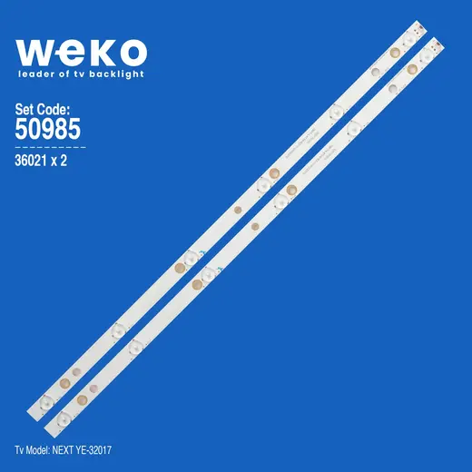WKSET-5985 36021X2 LB-PF3030-CJ323X6DT30-H 32DT302X6 2 ADET LED BAR